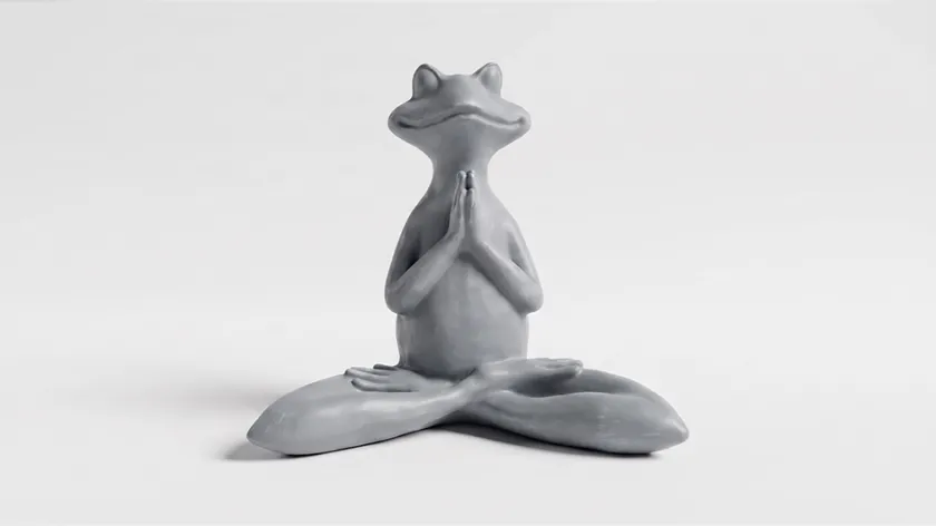 Yoga Yapan Kurbağa