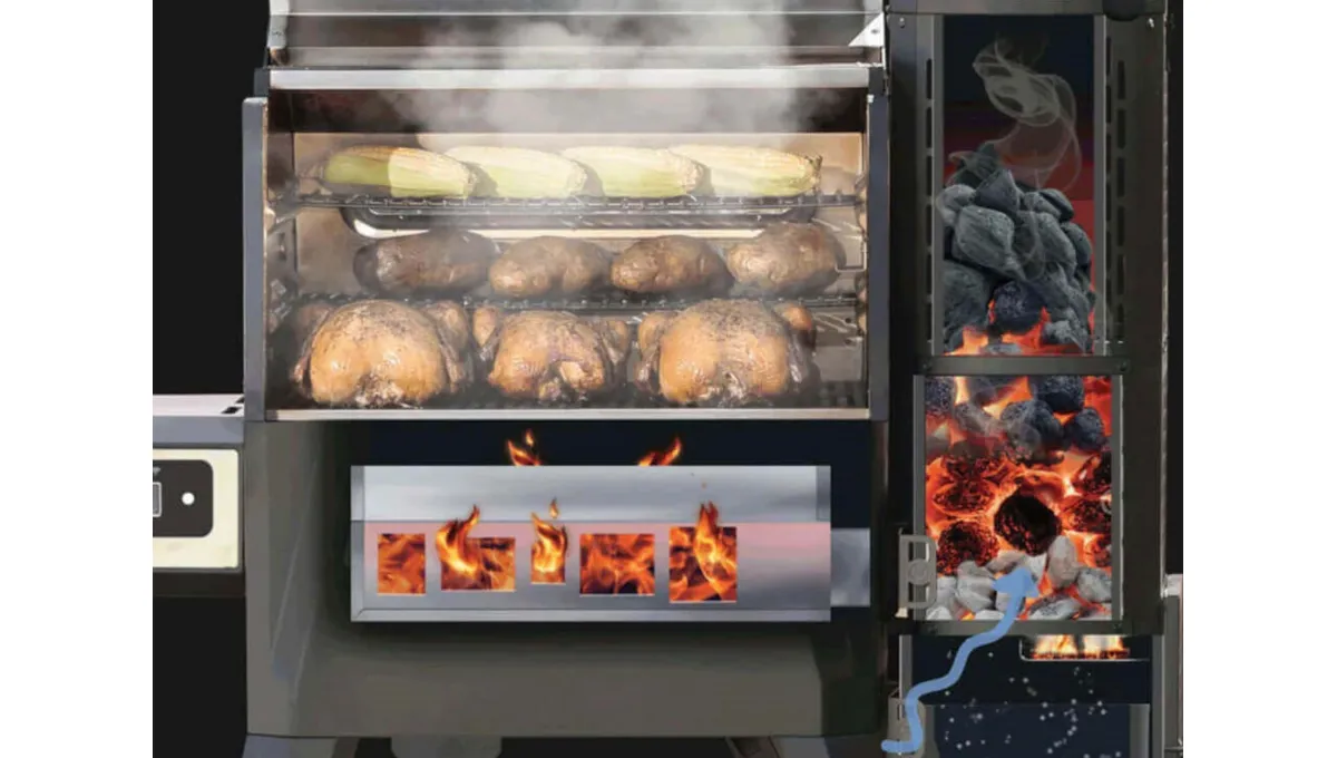 Masterbuilt Gravity Serisi 1050 Dijital Kömürlü Smoker Barbekü
